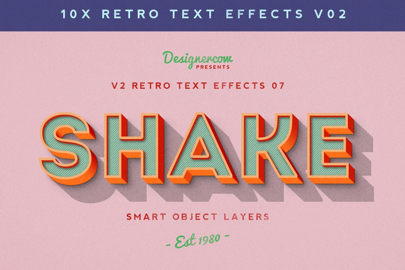 A retro text effects for photoshop