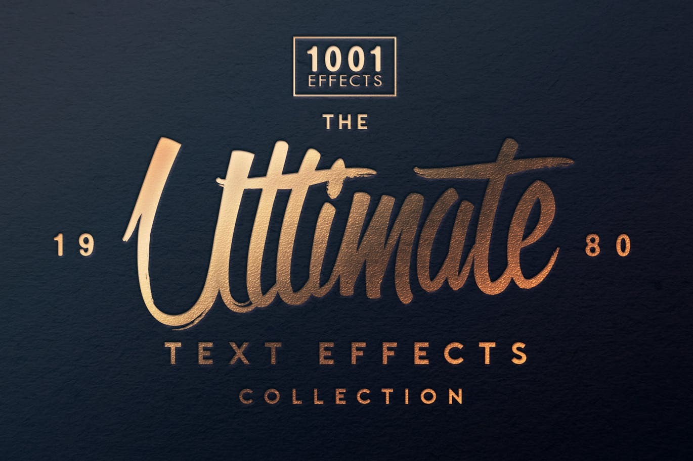 The ultimate text effects collection for photoshop