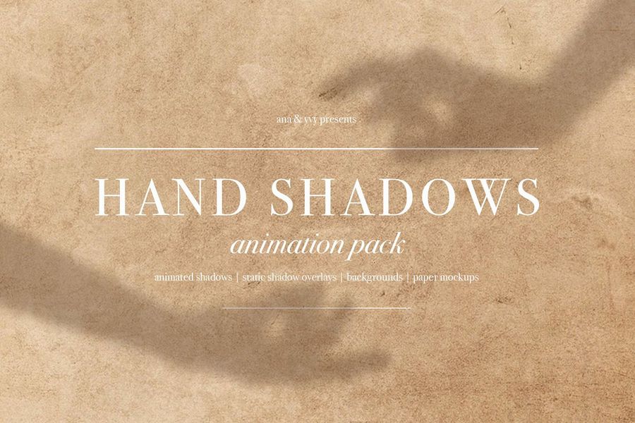 Animated hands shadow kit