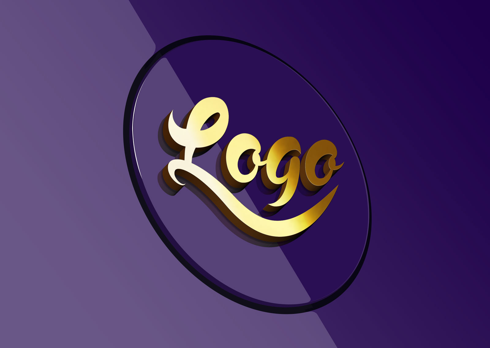 Free Wall 3d Logo Mockup Mockuptree