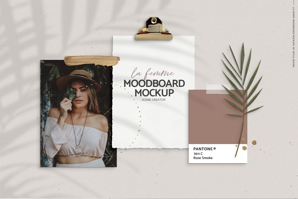 Download 25 Best Realistic Mood Board Mockups For Presentation Decolore Net PSD Mockup Templates