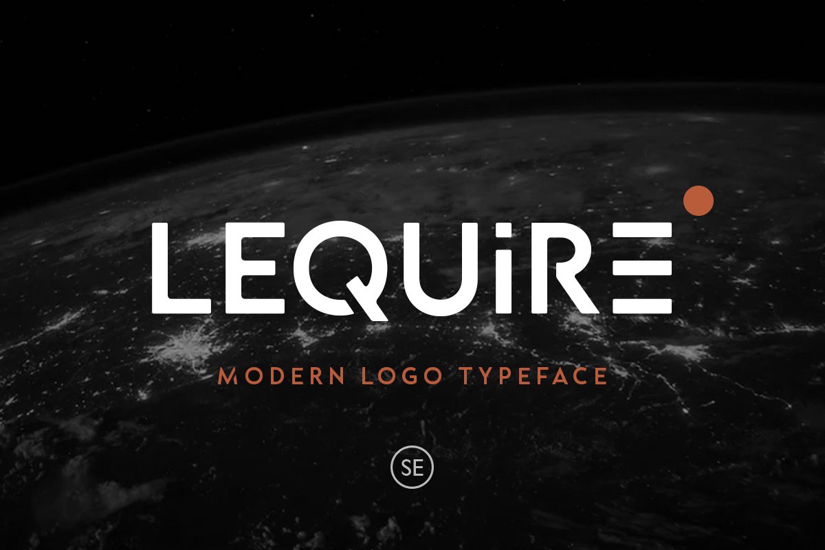 Lequire modern logo typeface