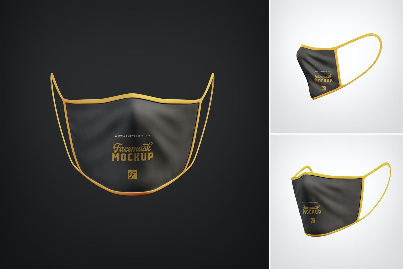 Face Mask Mockup Front Free Psd Mockups