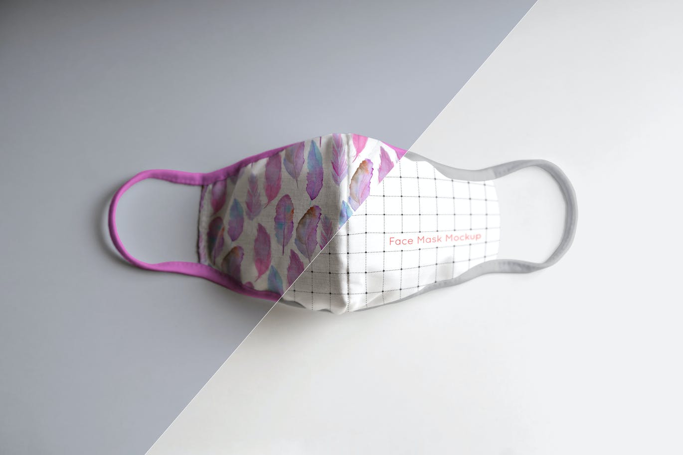 Face Mask Mockup In Apparel Mockups On Yellow Images Object Mockups
