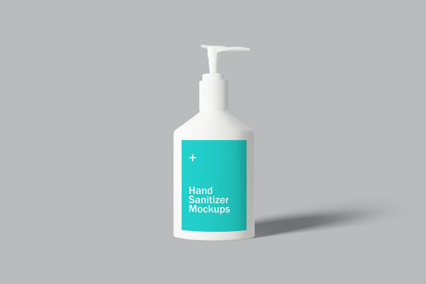 A hand sanitizer mockup templates