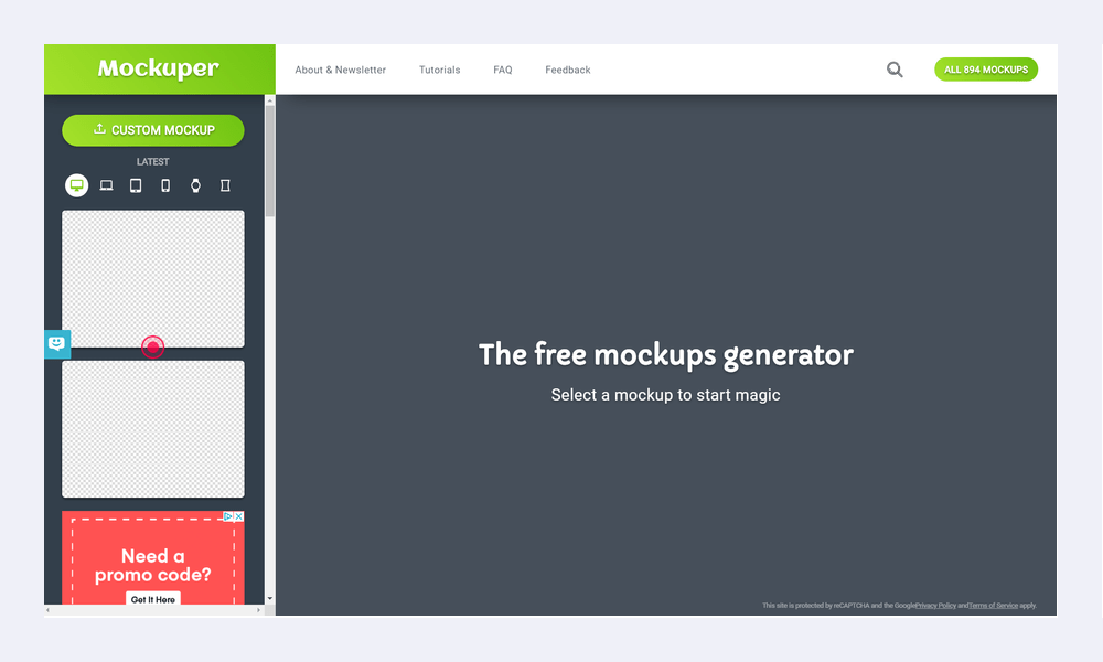 Free online mockup generator