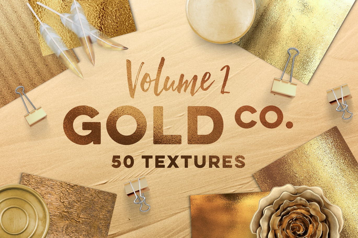 A fifty gold textures