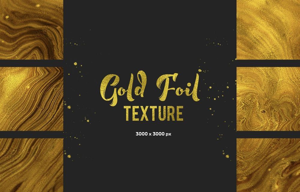 A six free gold foil textures