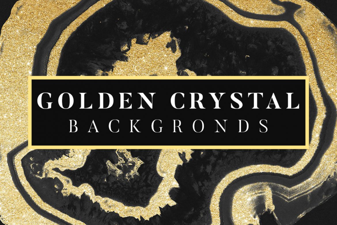 A golden crystal backgrounds