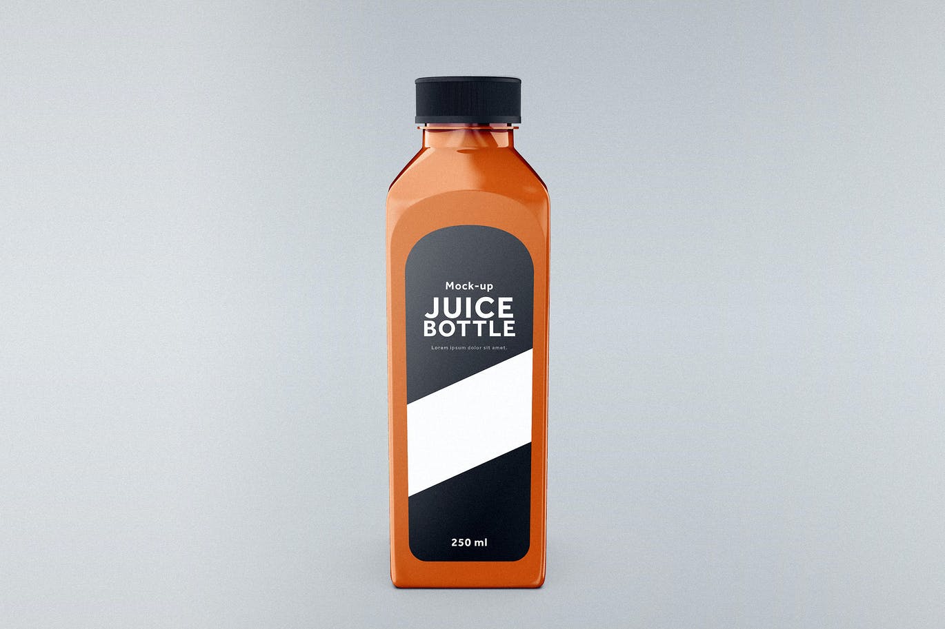 250Ml Glossy Bottle Mockup Models