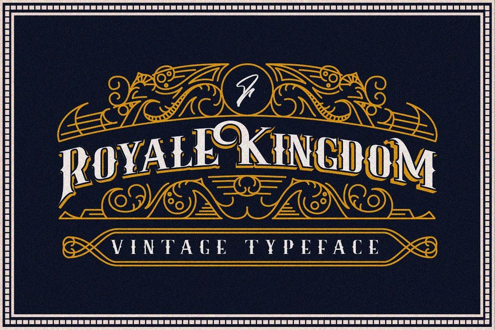 A free royale money font