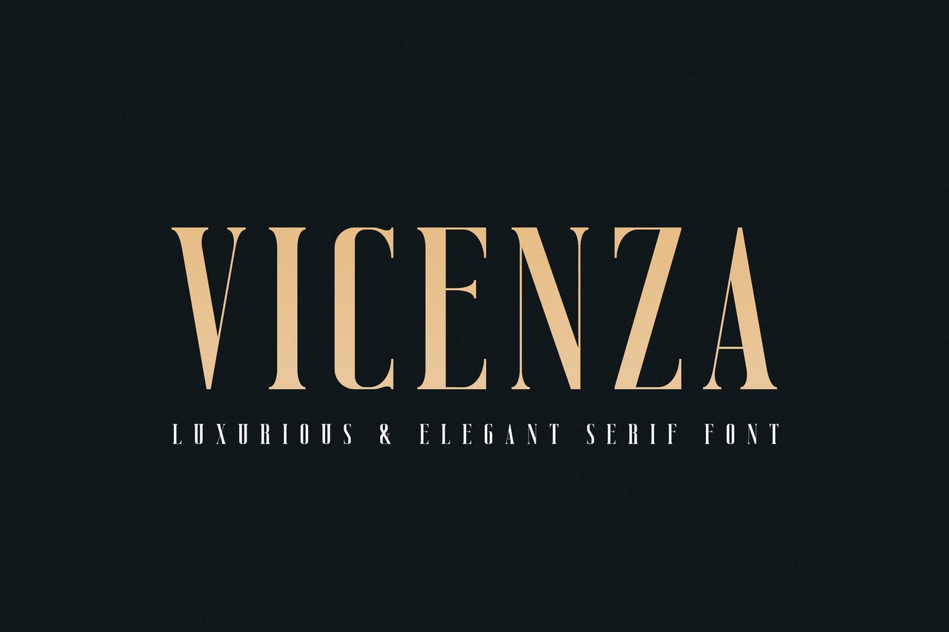 A luxurious elegant serif font
