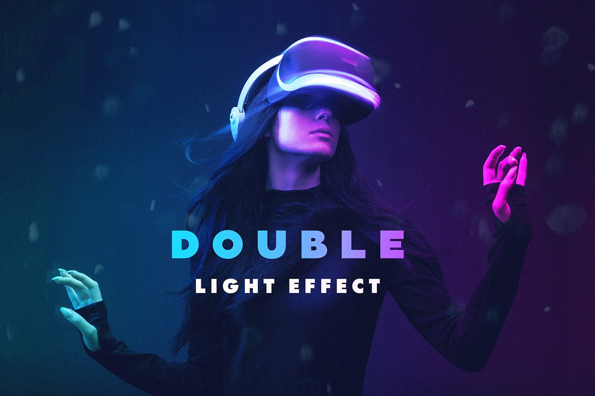 Artificial intelegent women with double light effects