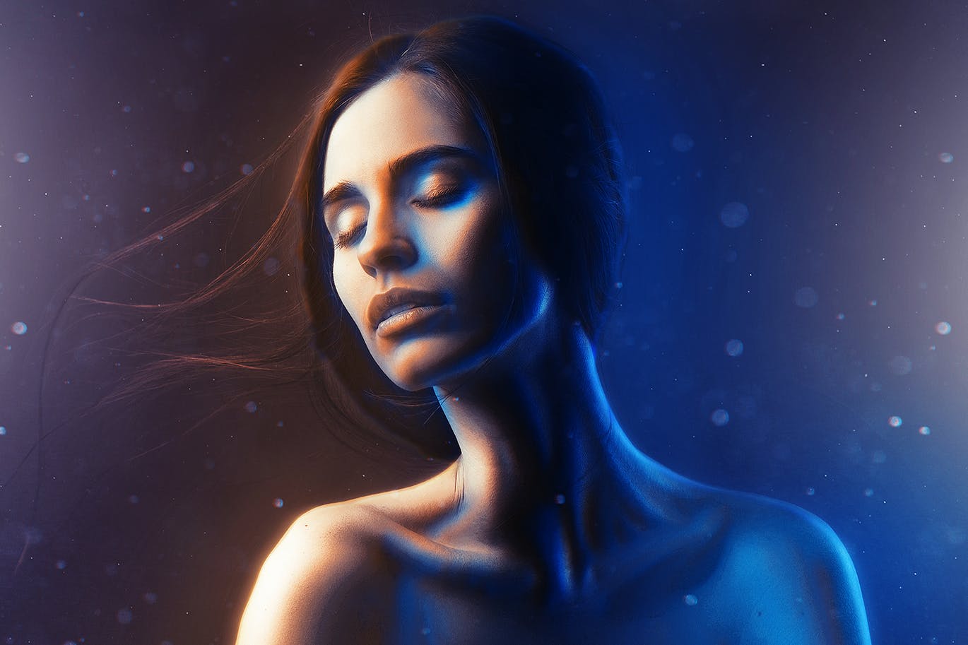 15+ Spectacular Double Light Photoshop Actions 