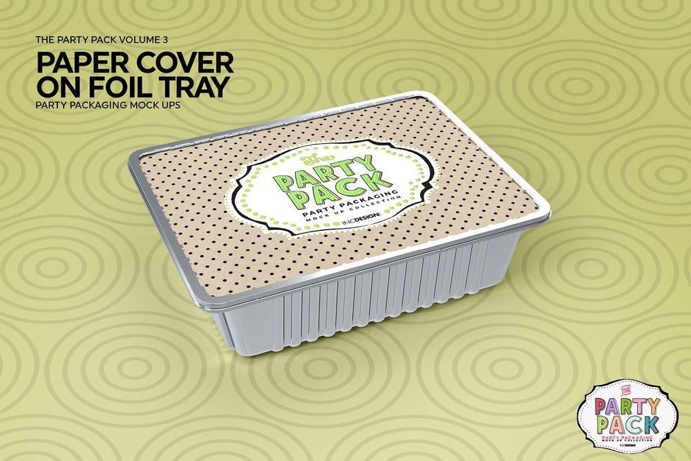 Matte Food Plastic Tray Mockup In Tray Platter Mockups On Yellow Images Object Mockups