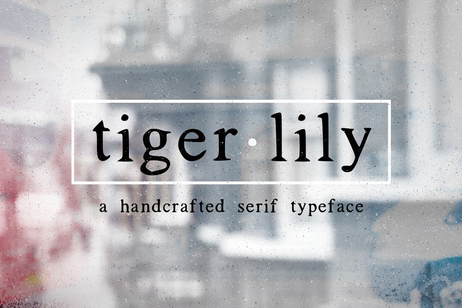 A handcrafted serif typeface