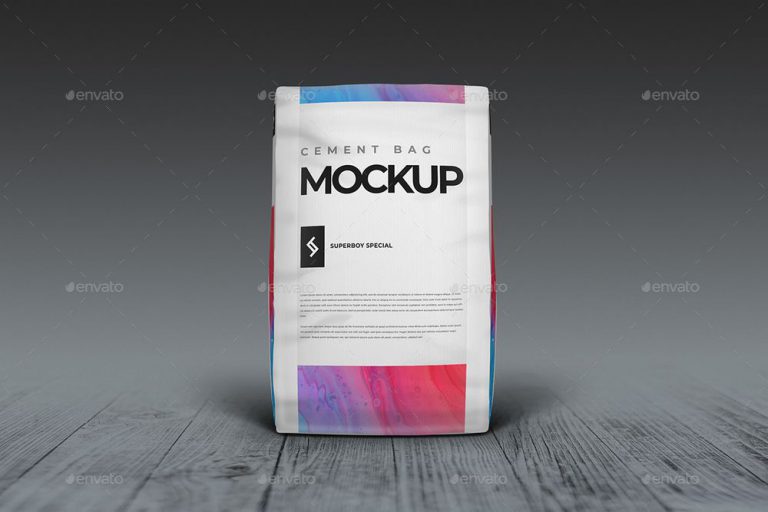 Download 15+ Perfect Cement Bag PSD Mockup Templates | Decolore.Net