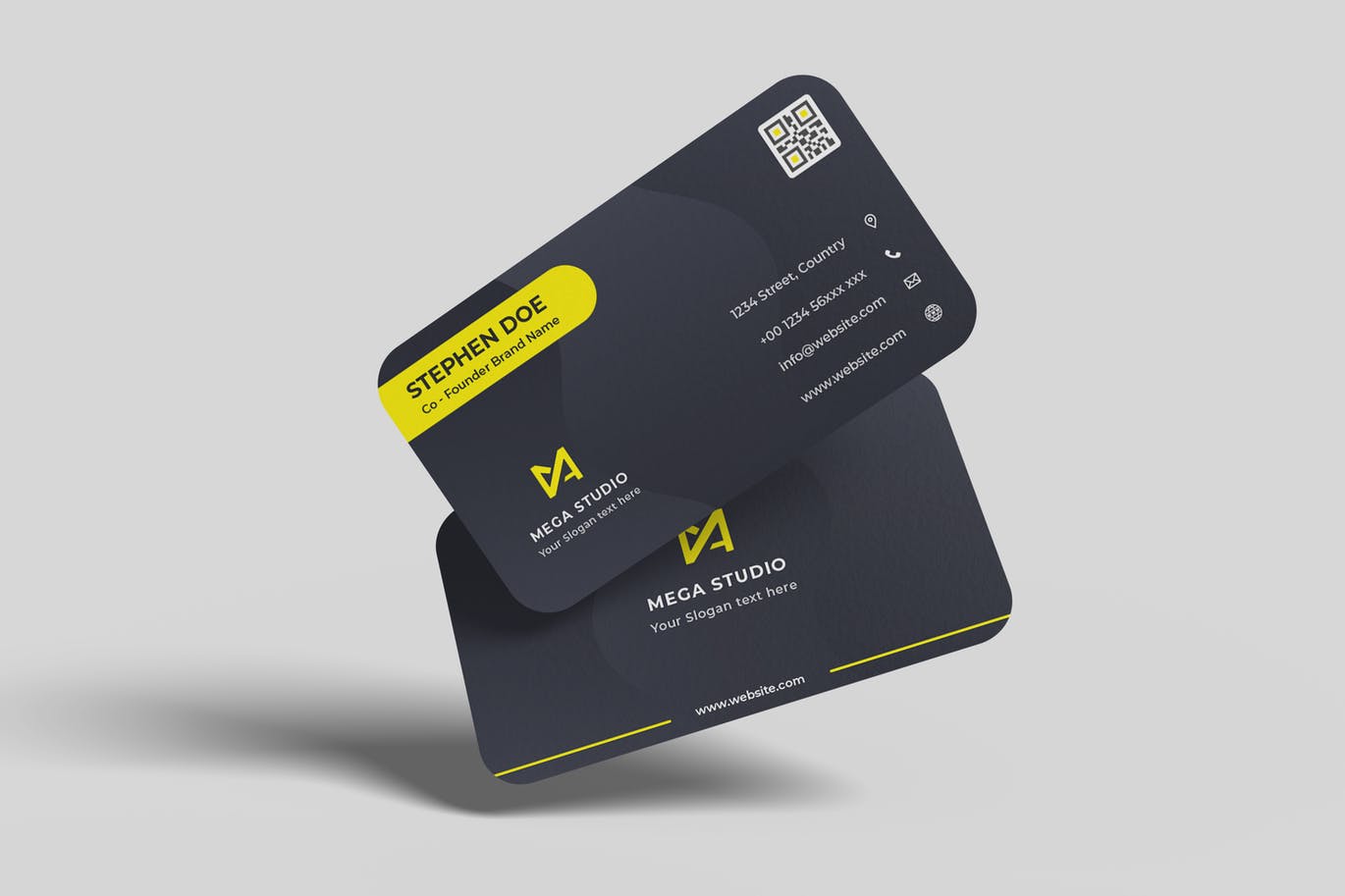 Download Free 25 Black Gold Business Card Mockup Templates Decolore Net PSD Mockup Template