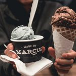 Women holding ice cream