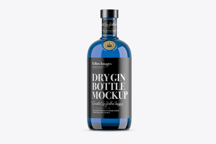 30 Mind Blowing Gin Bottle Psd Mockup Templates Decolore Net