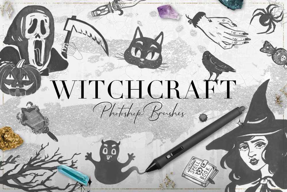 A witchcraft photoshop brushes