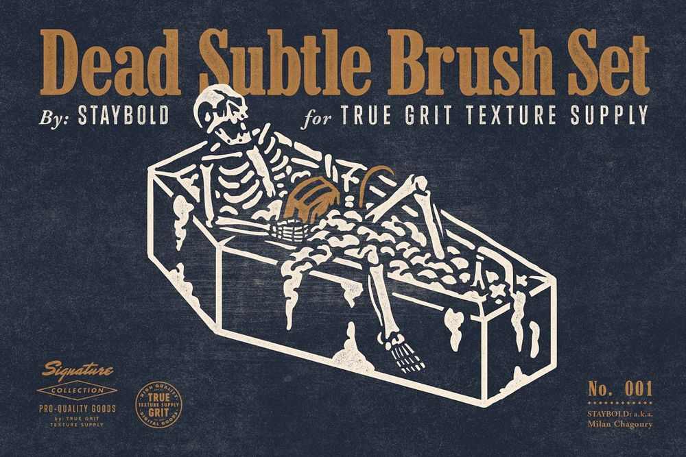 A deda subtle vintage brushes for photoshop