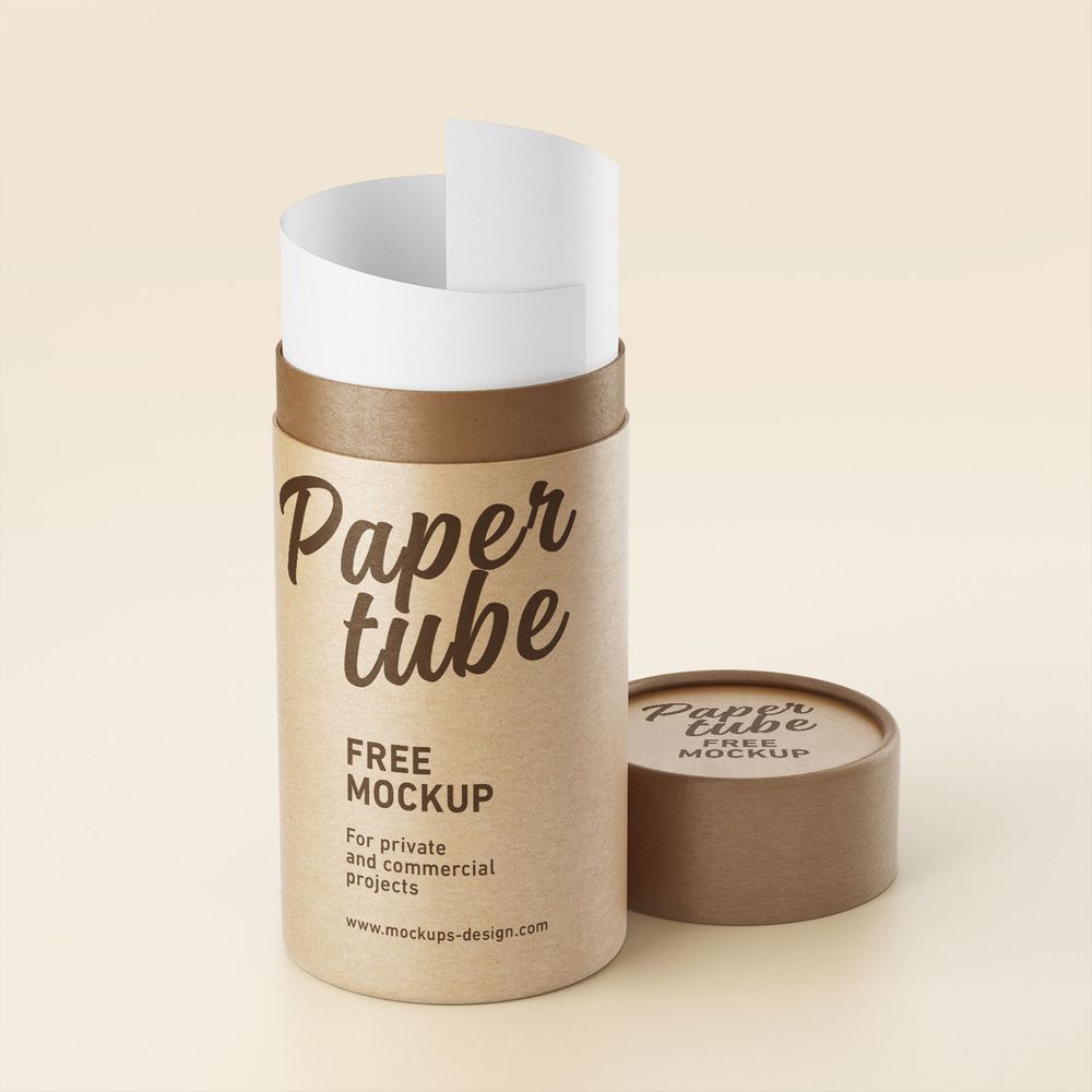 Download 40 Magnificent Paper Tube Psd Mockup Templates Decolore Net Yellowimages Mockups