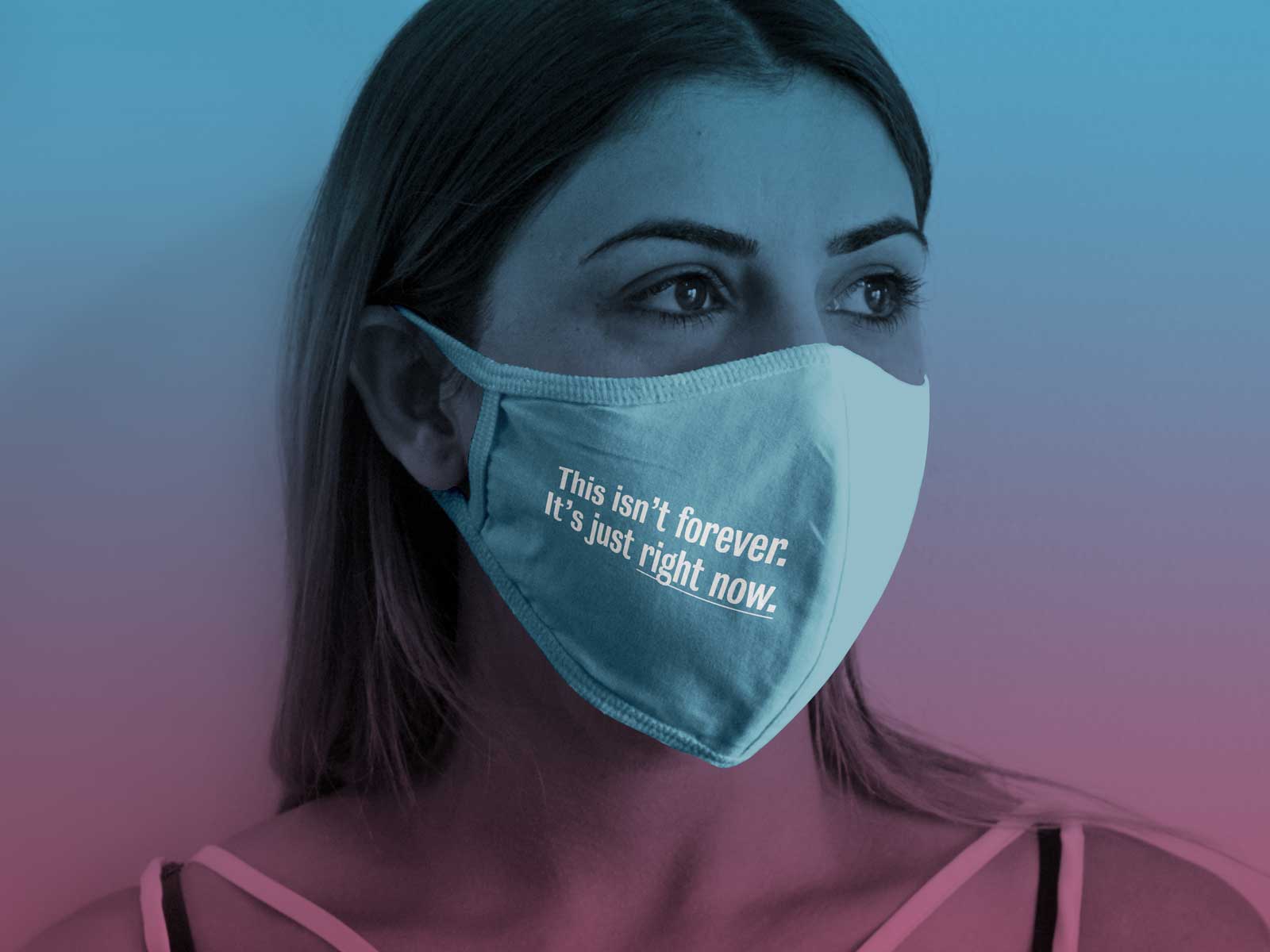 Free Filtered Face Mask Mockup Psd Template