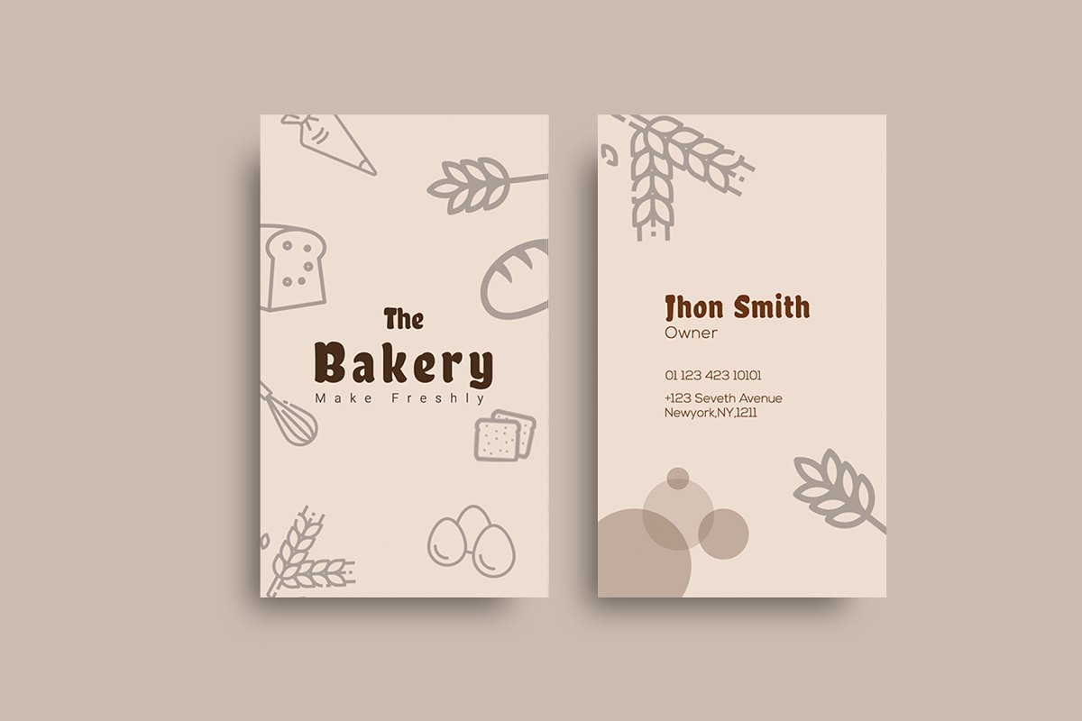 The Bakery Business Card