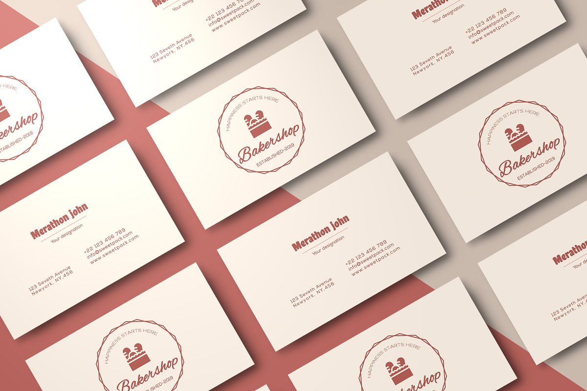 Light Bakery Business Card