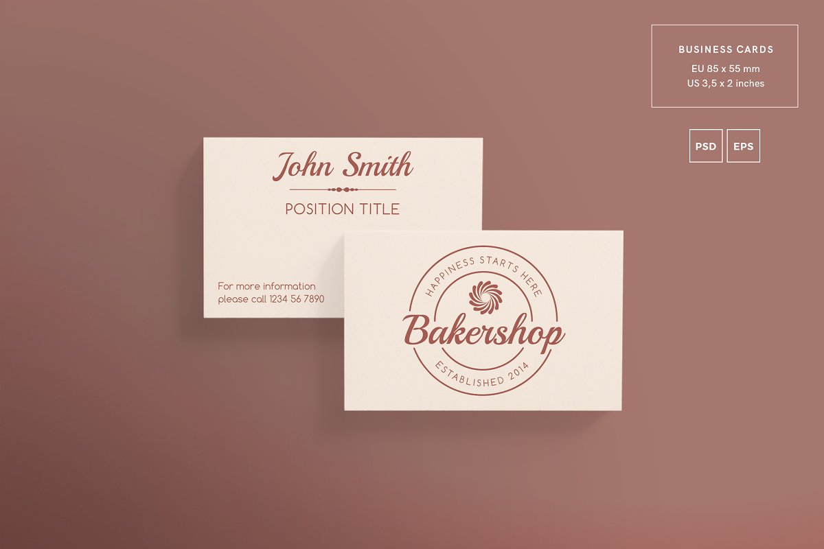 Bakershop Business Card