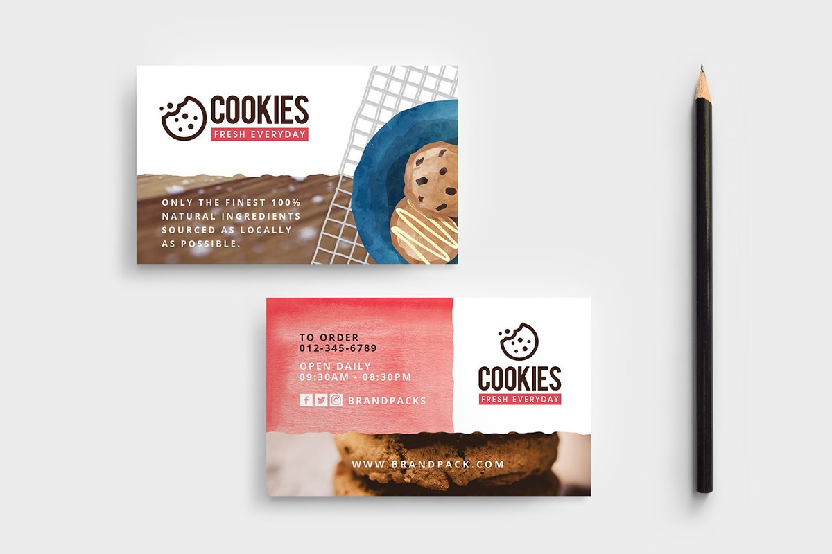 Cookie Shop Business Card