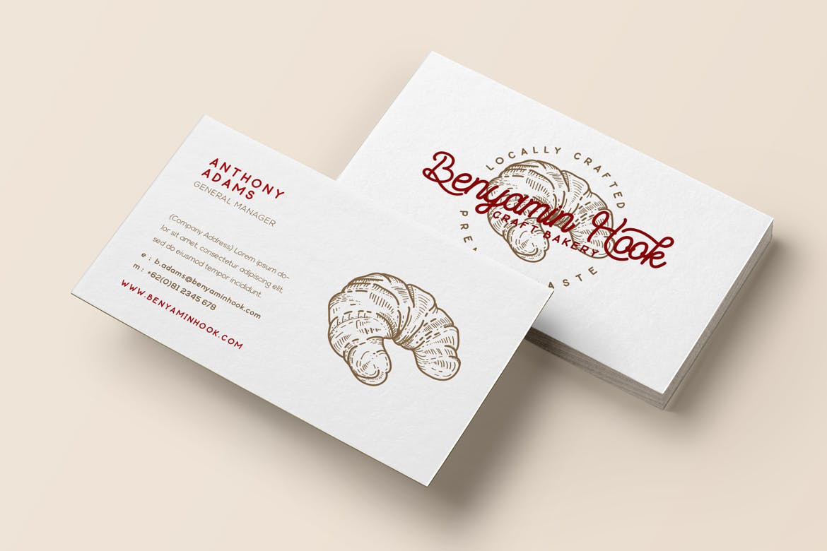 Minimal Bakery Card Template