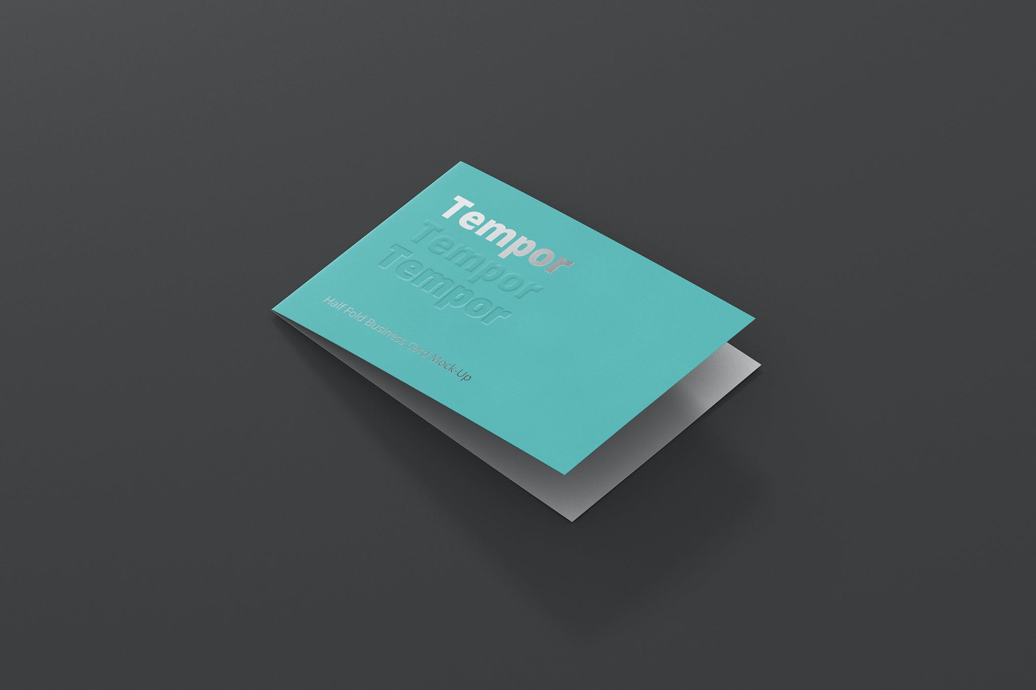 21+ Folded Business Card PSD Mockup Templates  Decolore.Net With Fold Over Business Card Template