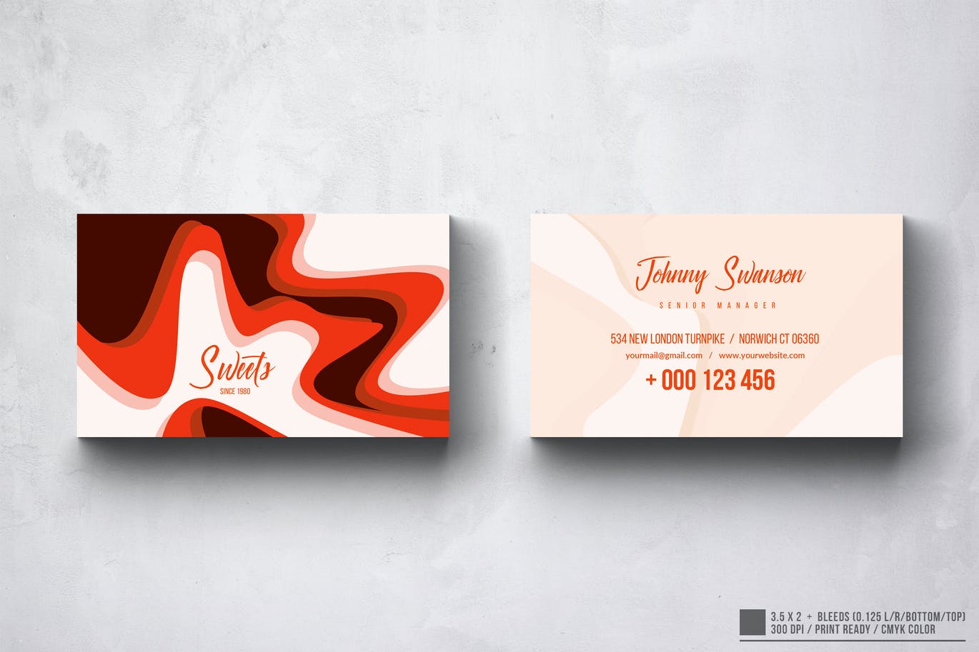 Sweets Shop Business Card