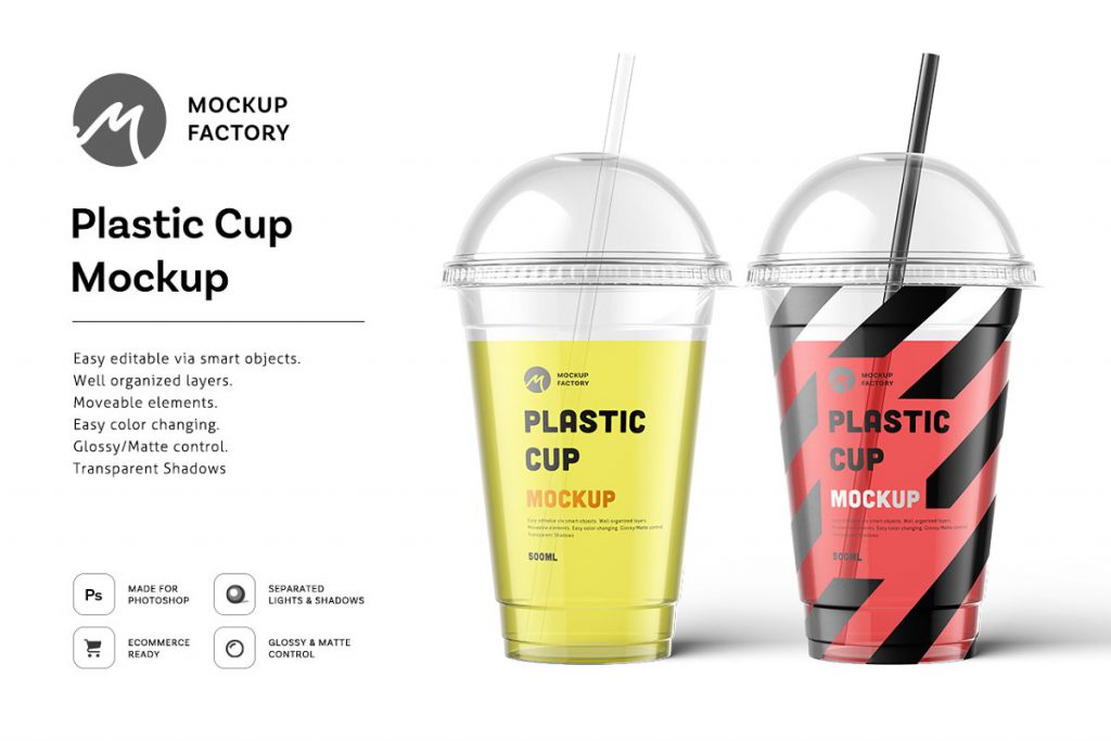 Download 20+ Yummy Smoothie Cup PSD Mockup Templates | Decolore.Net