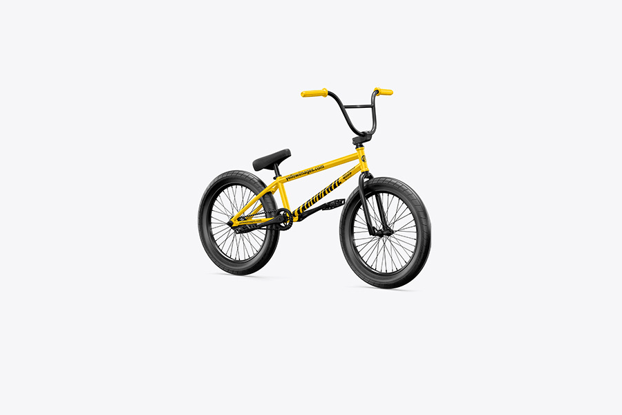 Children Bike Mockup - Half Side View Free