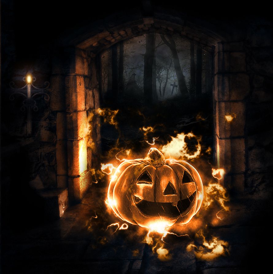 halloween photoshop assignments