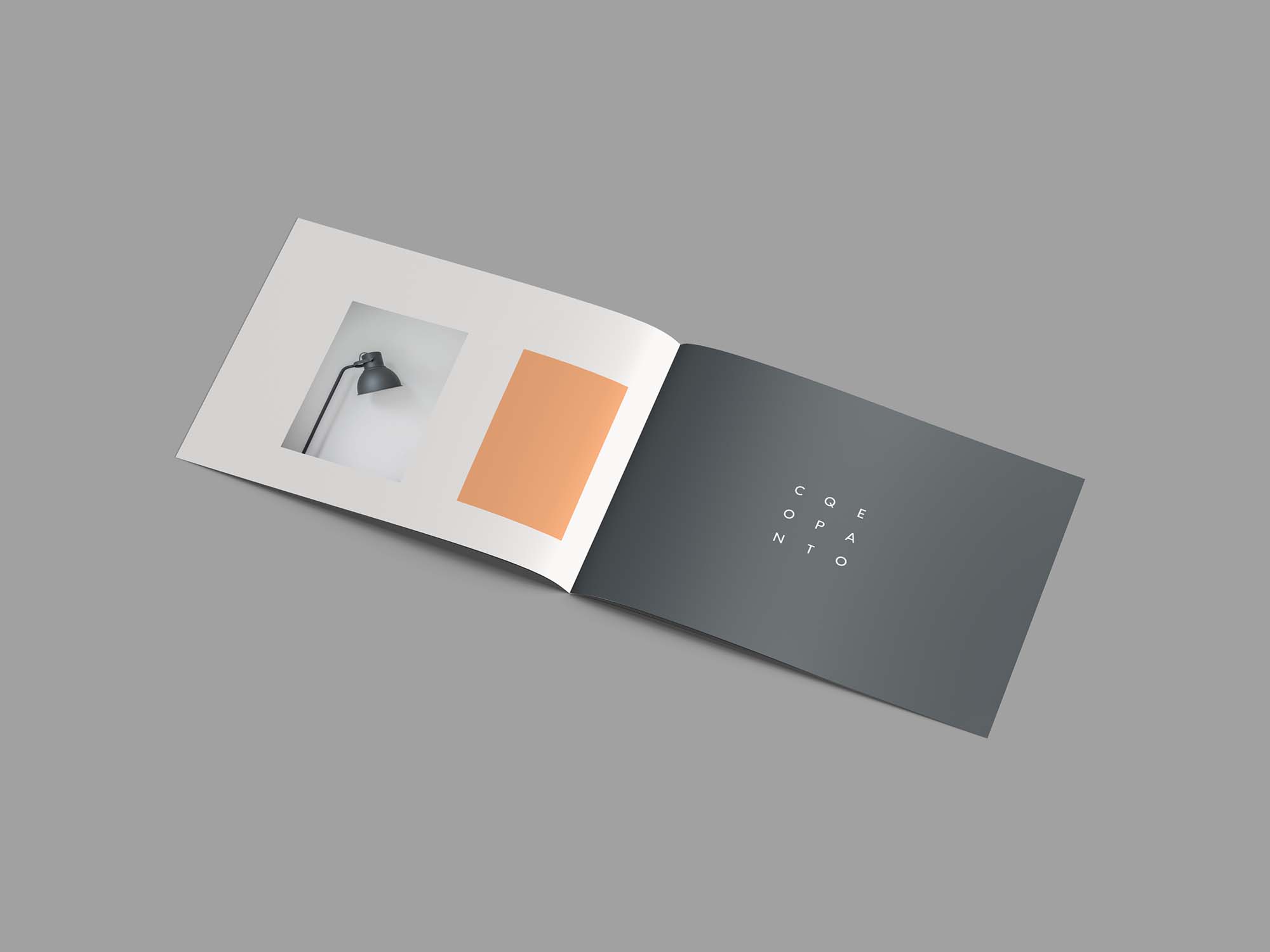 Bi Fold Horizontal Brochure Mockups On Behance