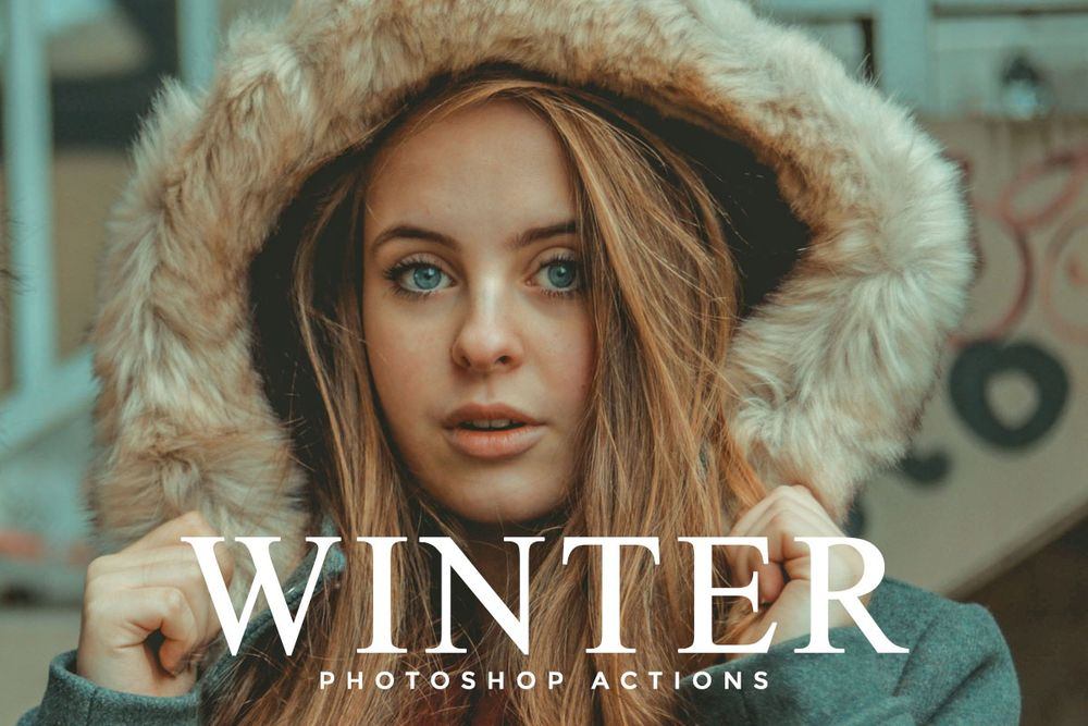 Cold winter photoshop actions
