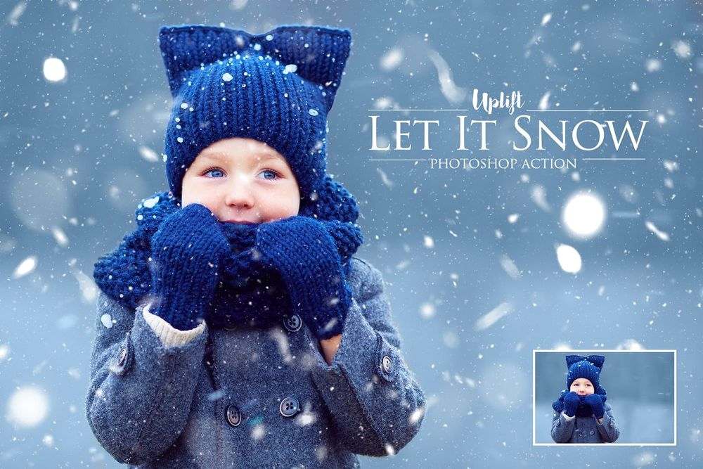Complete bundle of winter photoshop actions
