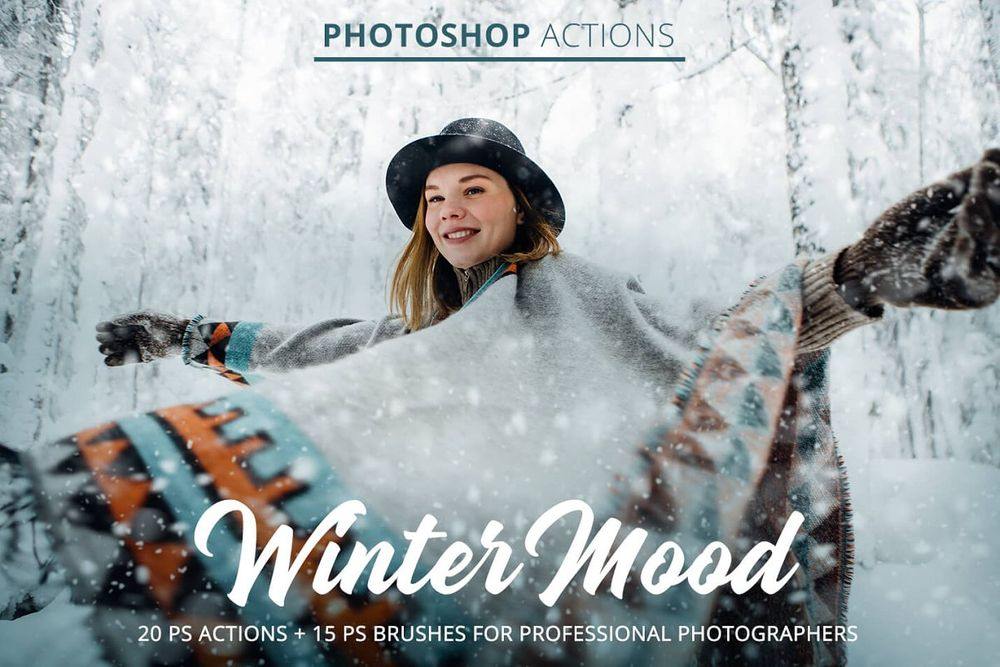 Winter mood photo effects