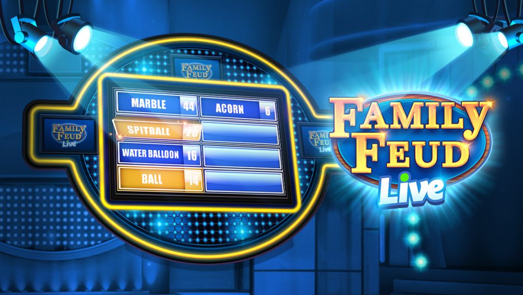 A family feud game