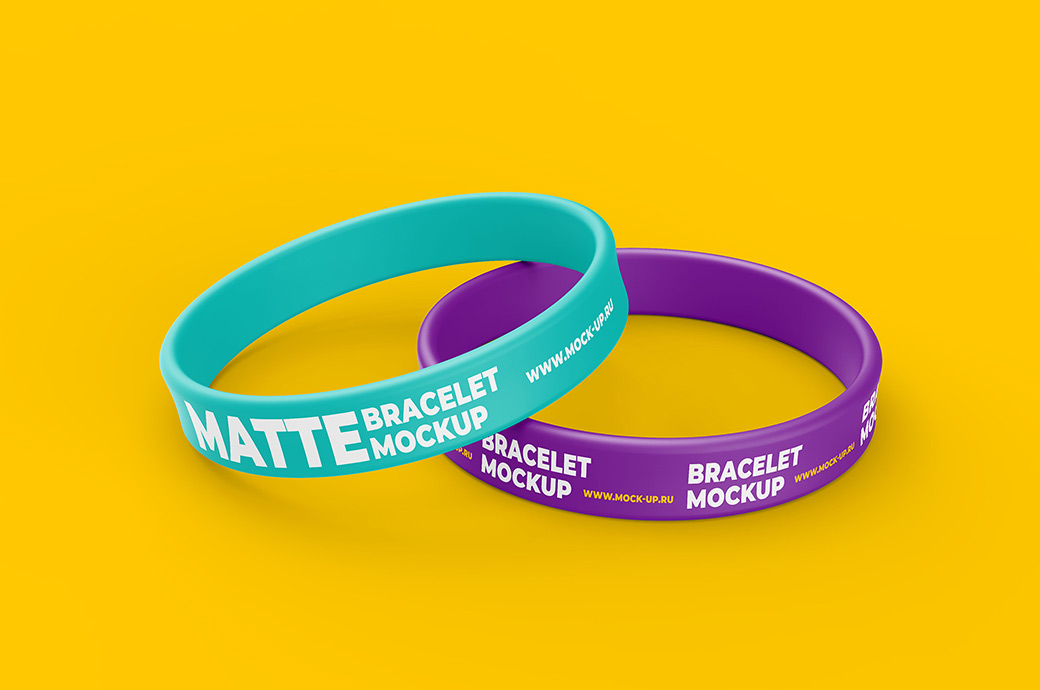 A free bracelet mockup template