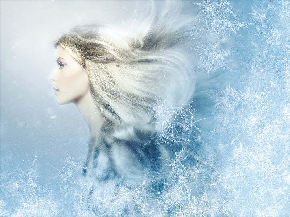 Frozen light winter photoshop action