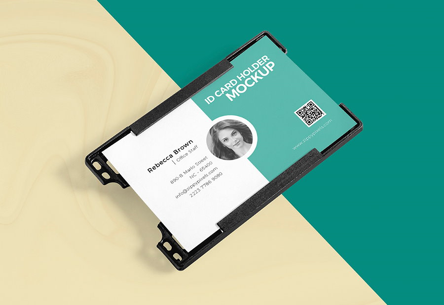 Download 40 Outstanding Id Card Holder Mockup Templates Decolore Net