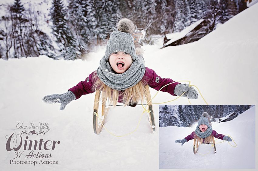 Best winter actions for photoshop