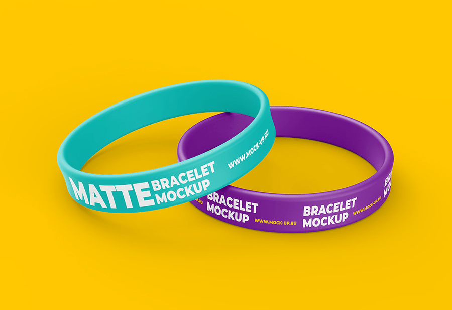 Wristband mockup templates cover