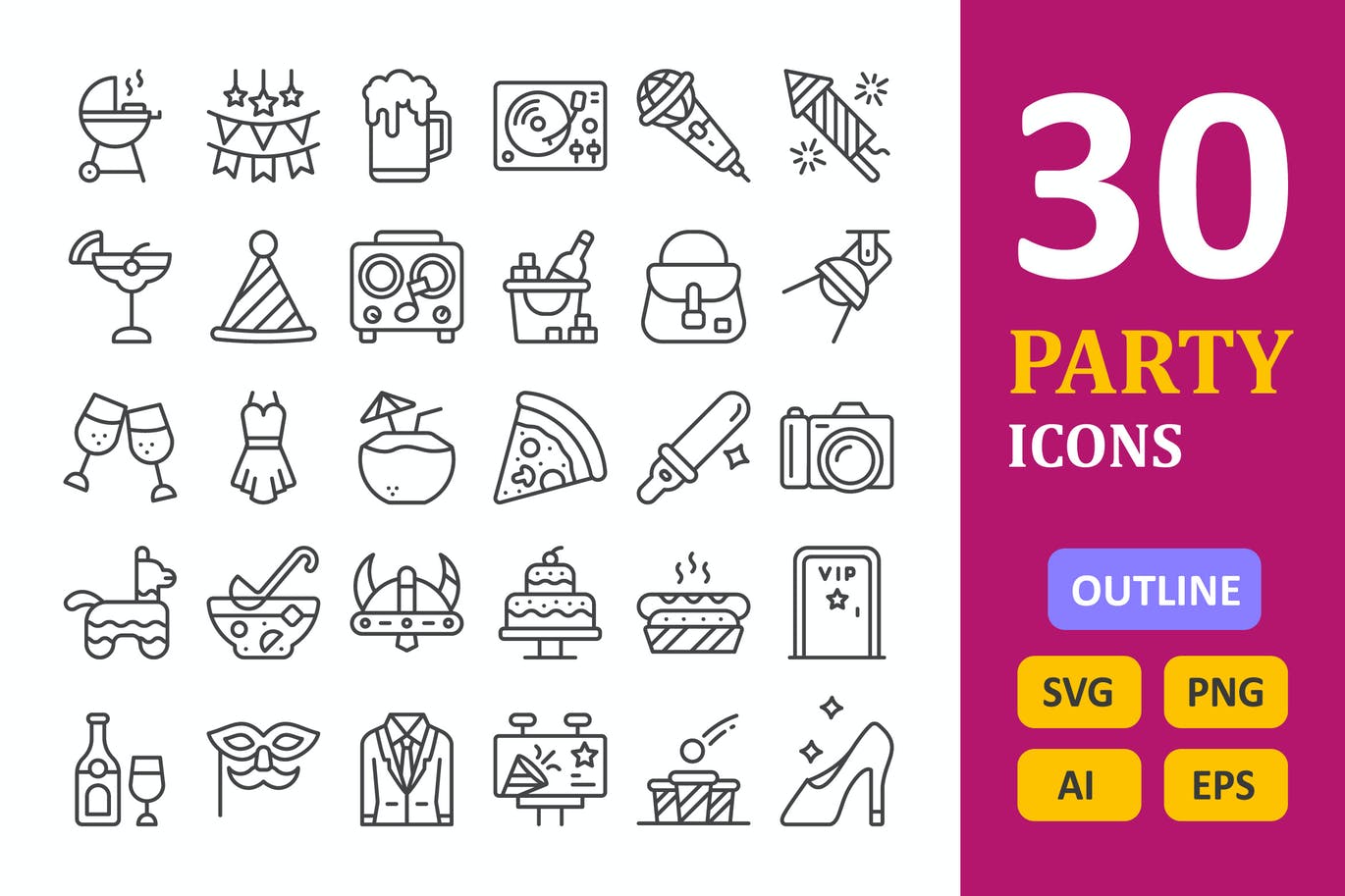Line party icons