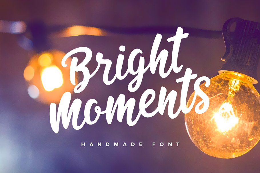 A handmade script typeface